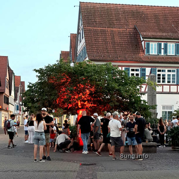 Fest auf dem Kirchheimer Marktplatz